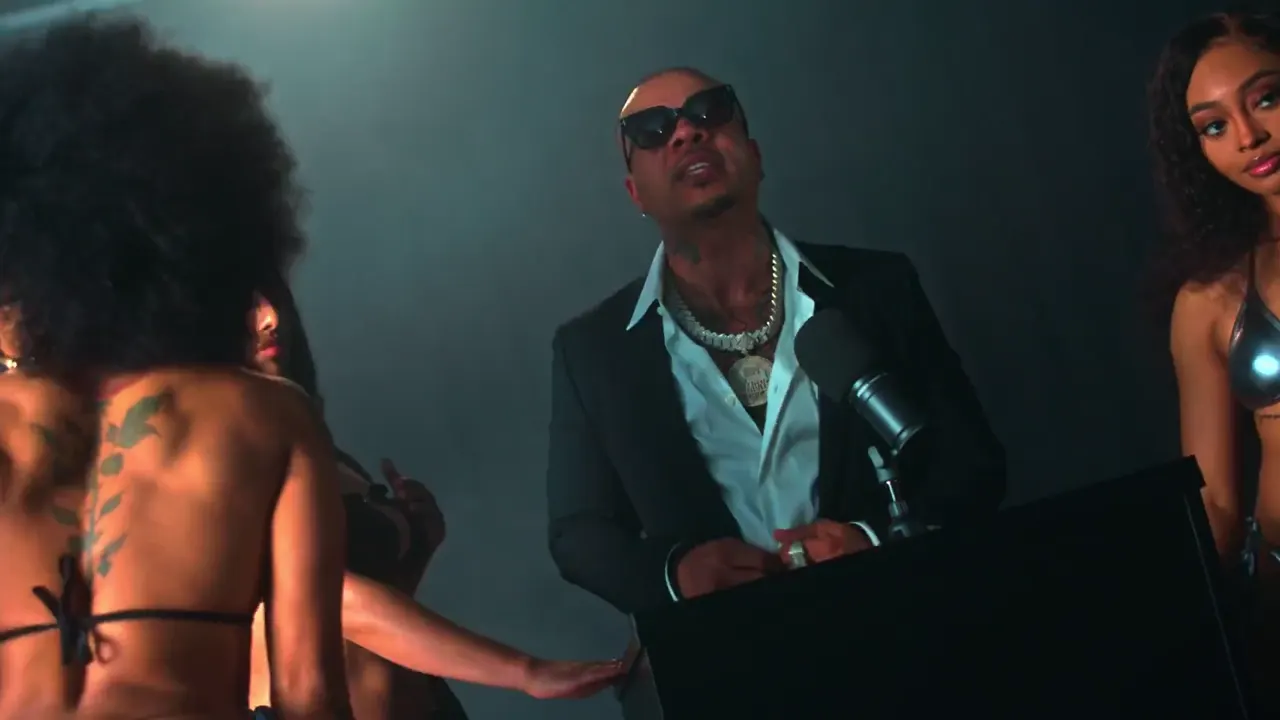 Still from BMG Clicc ft. SMG Blanko, Top Dolla music video